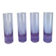 Ensemble de 4 verres Alexandrit conçus par Sergio Asti pour Arnolfo di Cambio.