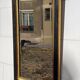 Black and gold art deco style mirror
