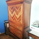 19th century elm secretary