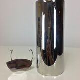 Scandinavian pitcher by Guy Degrenne, stainless steel and wood