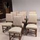 Ensemble de 10 chaises de style louis XIII