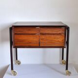 Scandinavian Modern Danish Rosewood Sewing Table, 1960s