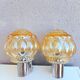 Pair of Helena Tynell bubble wall lights from the 70s