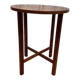 Table d'appoint haute et ronde vintage