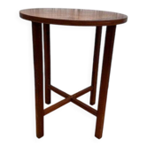 Vintage high round side table