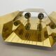 Large brass wall lamp by Vereinigte Werkstätten, 1980s