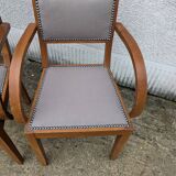 Pair of bridge armchairs