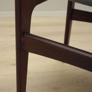 Set of four mahogany chairs, Danish design, 1970s, manufacture: Denmark