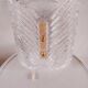 Murano glass wall lamp with frosted effect, 70s design
