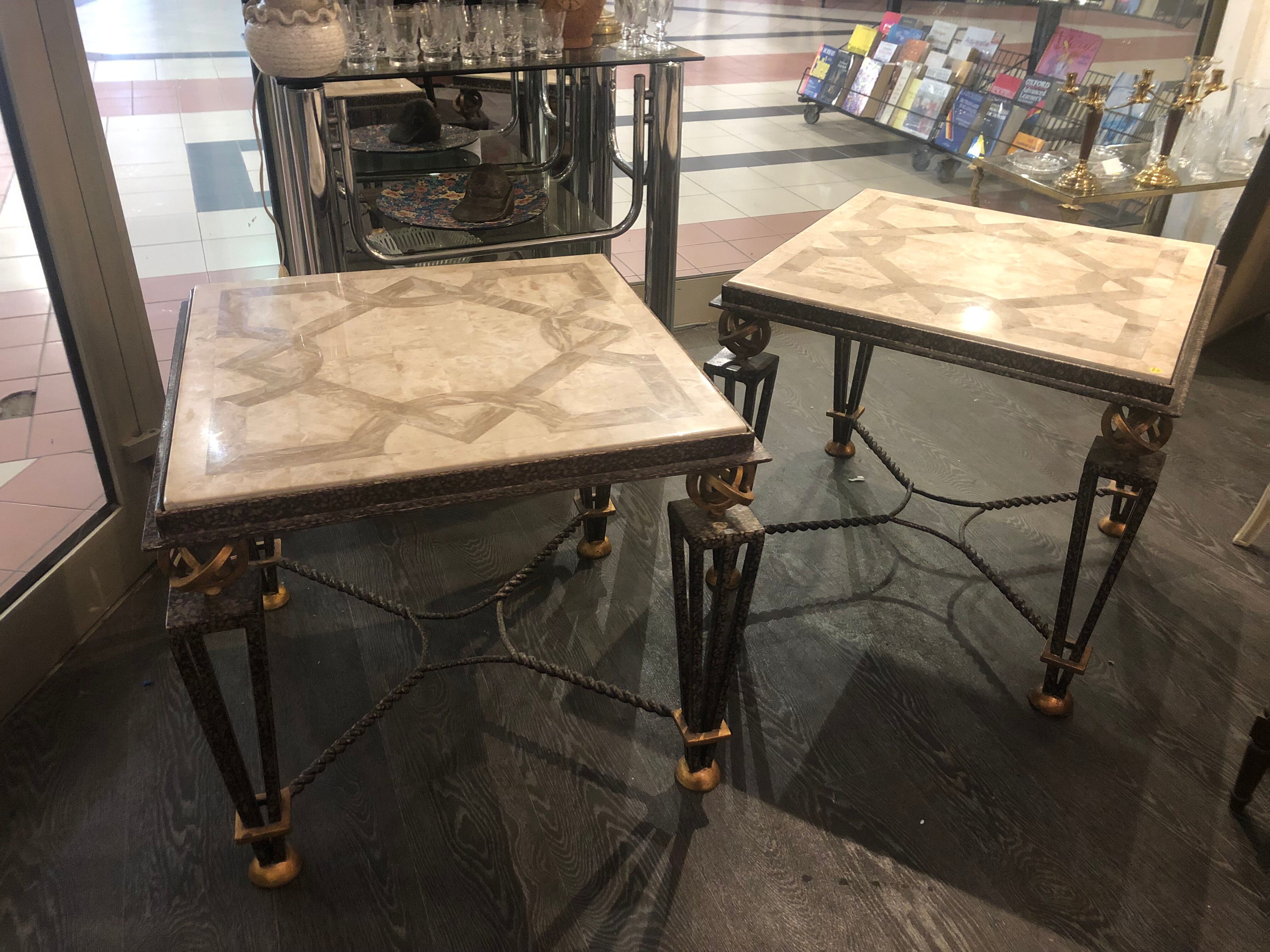 Pair of side tables