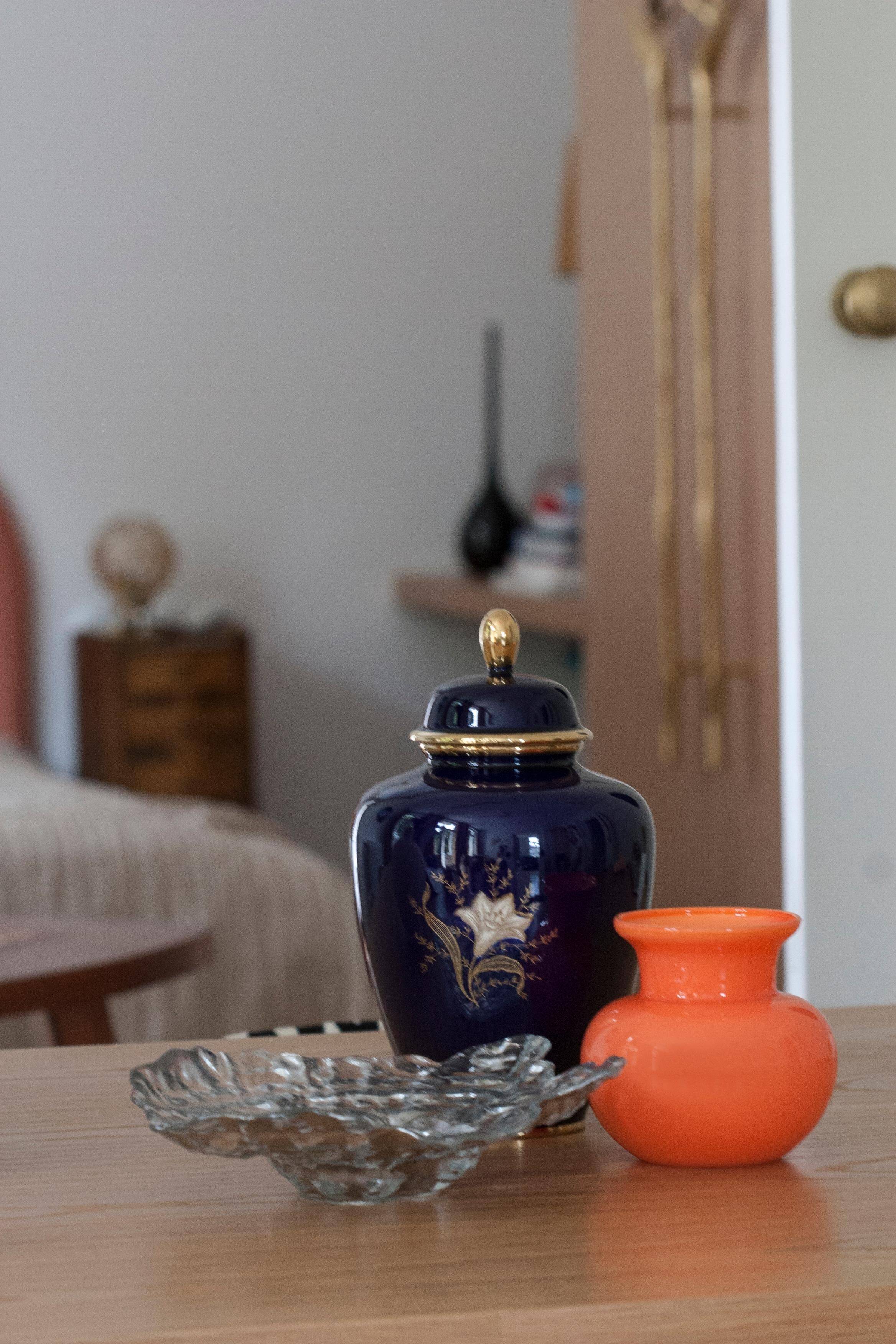 Silver crystal bowl mid-century, Italy, 1970s