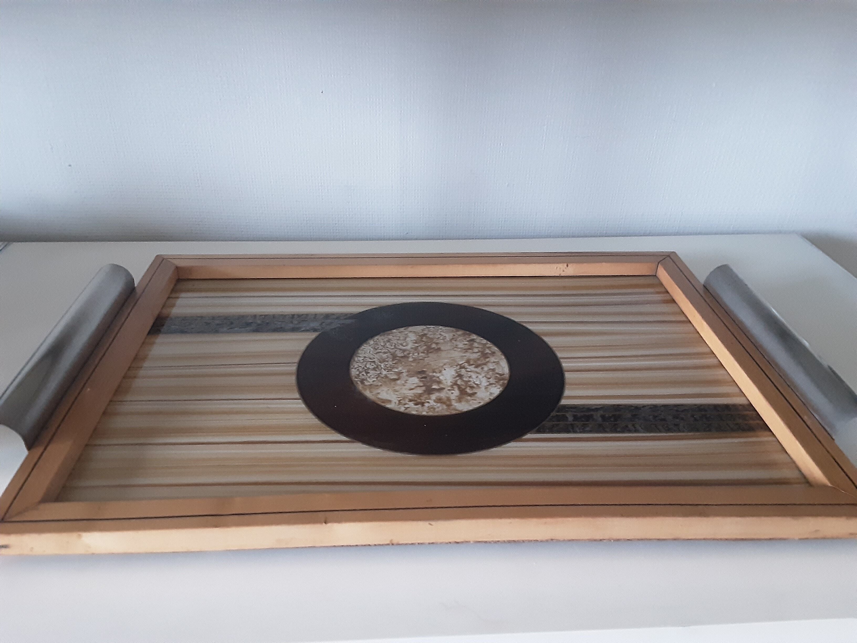 Wooden tray 50s