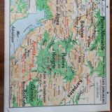 Map old Vidal lablache states perfect condition