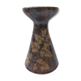 Vintage vase in pyrity sandstone, signed