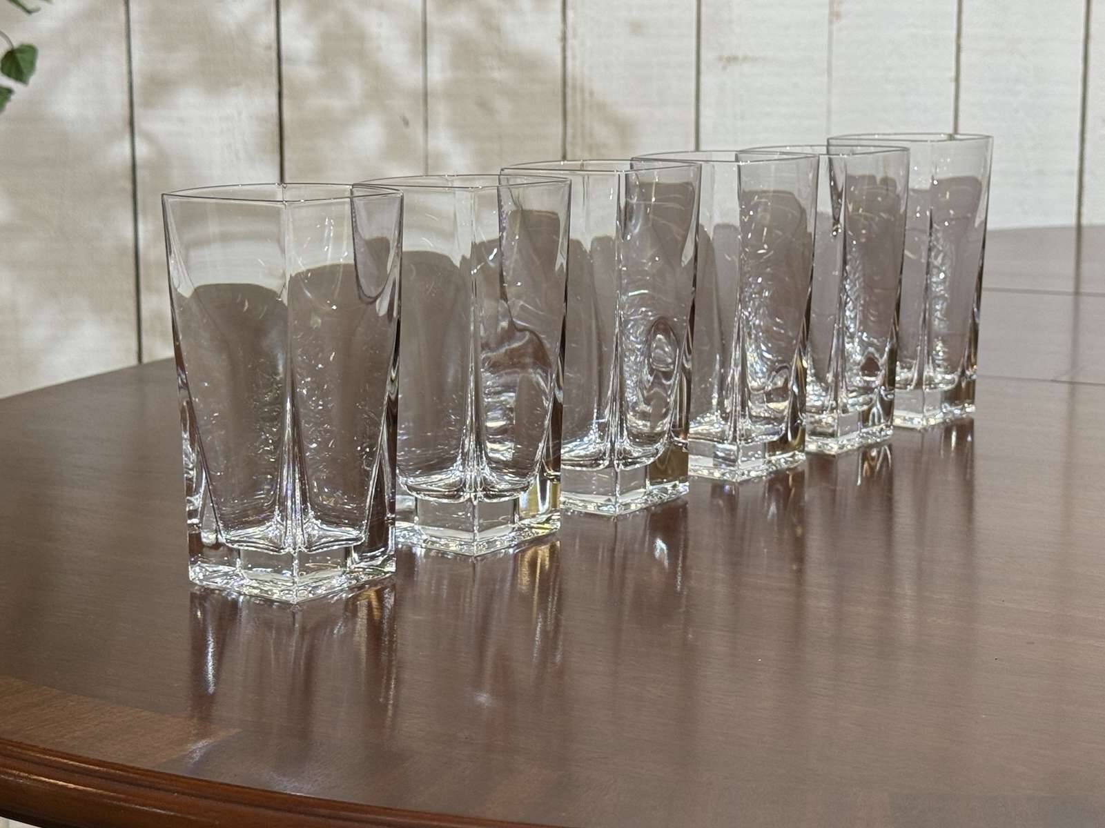 Set of 6 orangeade glasses in Sèvres crystal
