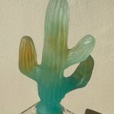 Daum cactus Hilton Mc Connico crystal whiskey decanter