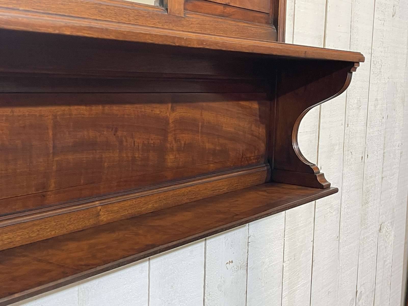 English walnut shelf from the early 20th century.