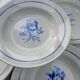 6 assiettes creuses St Amand