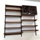 Rosewood Modular Wall System By Kai Kristiansen for Feldballes, 1960s.