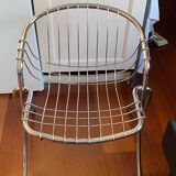 Paire de chaises " LYNN " fauteuils design Gastone Rinaldi éditée par RIMA
