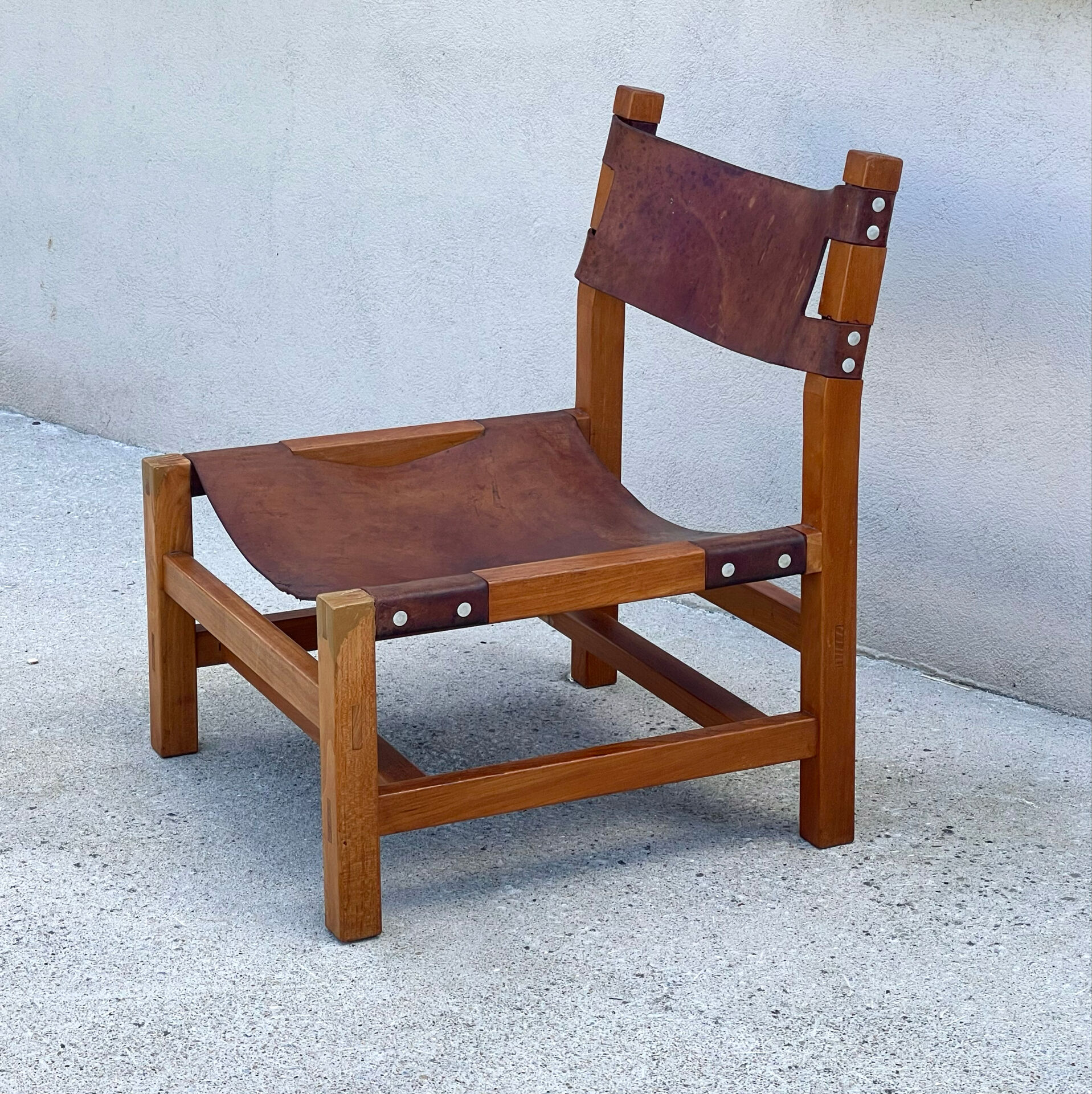 Fauteuil safari vintage 1970