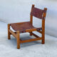 Fauteuil safari vintage 1970
