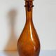 Carafe à trois faces en verre soufflé de Biot années 60