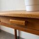 Charming vintage oak table/desk