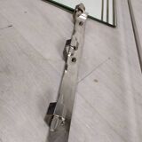 Art Deco chrome wall coat rack