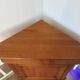 Beautiful corner cupboard - cherry stain - Drawer - one door - Louis Philippe style