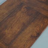 French Early 20th Century Farmhouse Rustic Oak Coffee Table