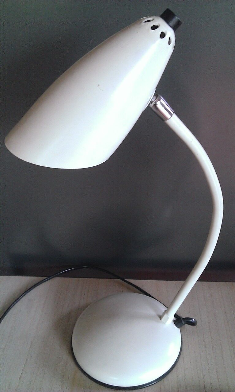 Office lamp metal cream patella