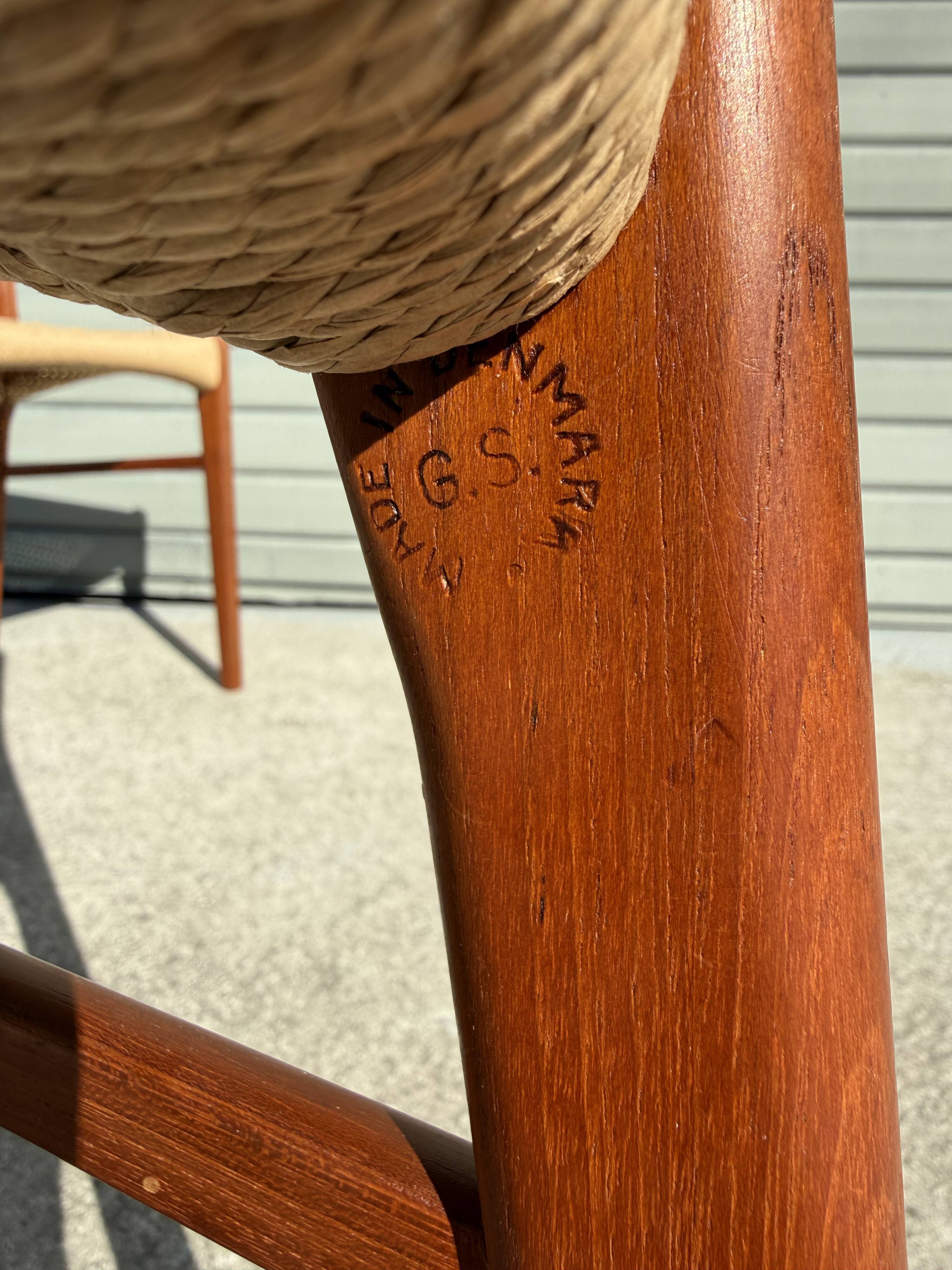 4 Danish chairs by Arne Wahl Iversen