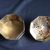Old brass metal box