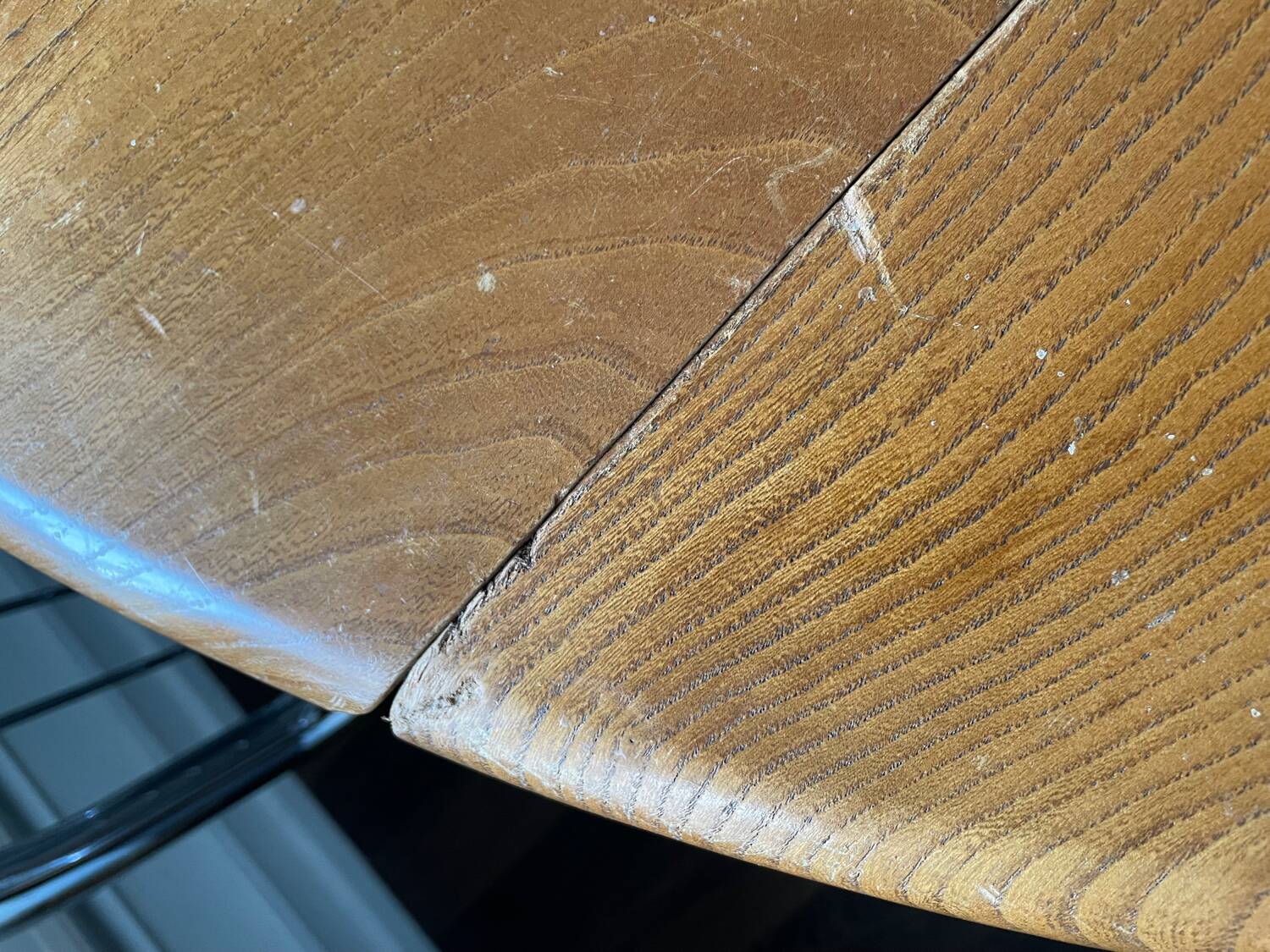 Vintage Scandinavian oak table