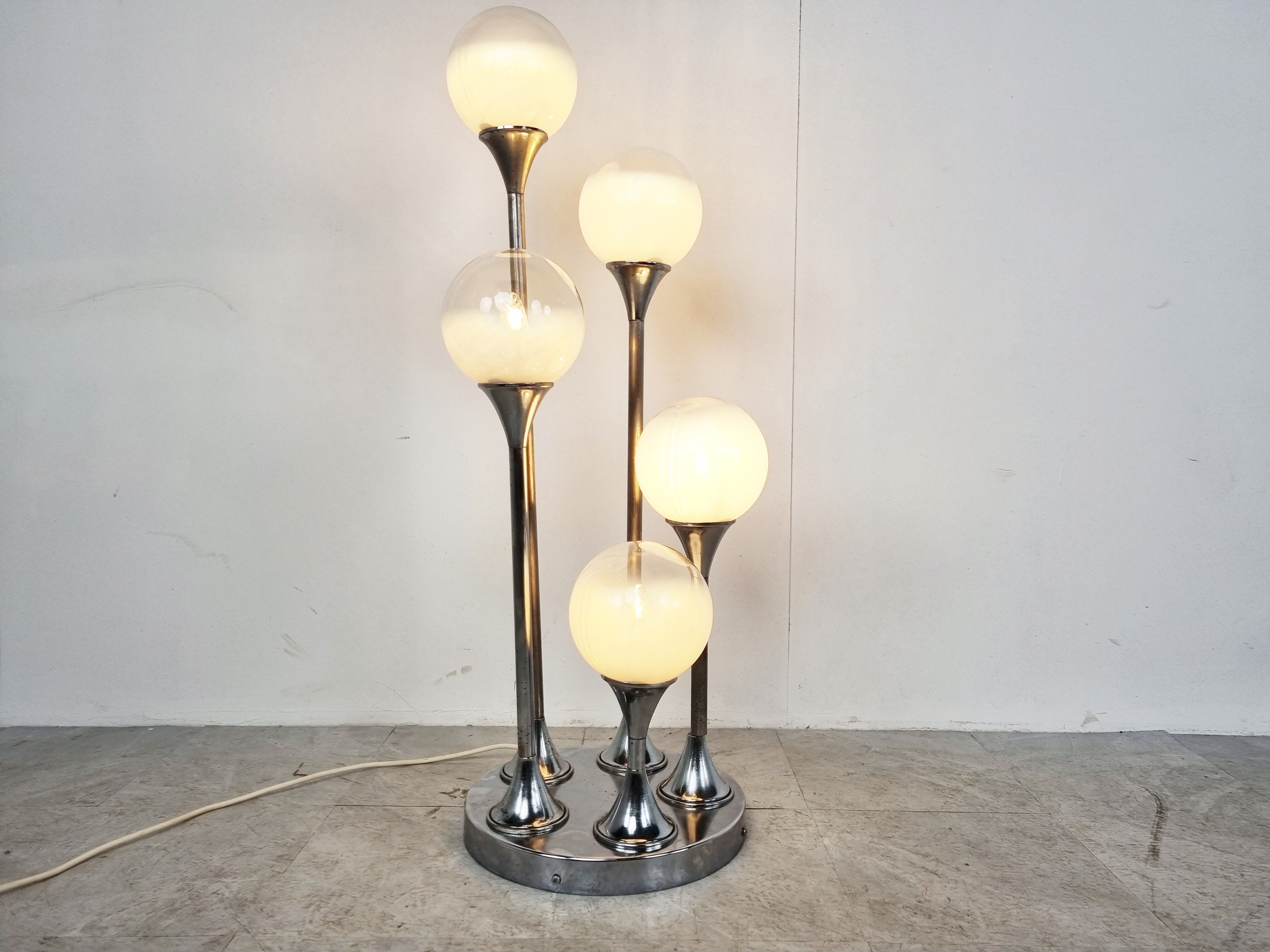 Mid century floor lamp by av mazzega