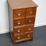 Vintage apothecary furniture in oak, Germany, 1940s