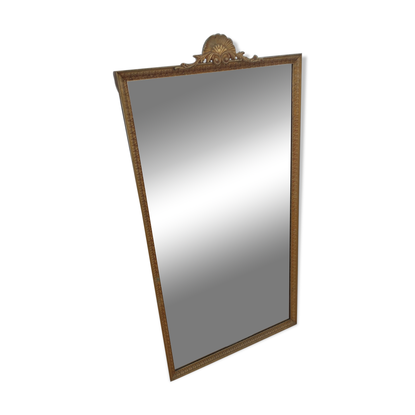 Large brass mirror 50x88cm