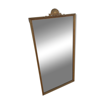Large brass mirror 50x88cm