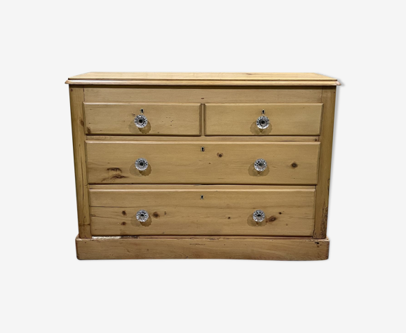 Commode anglaise en sapin - début XXème