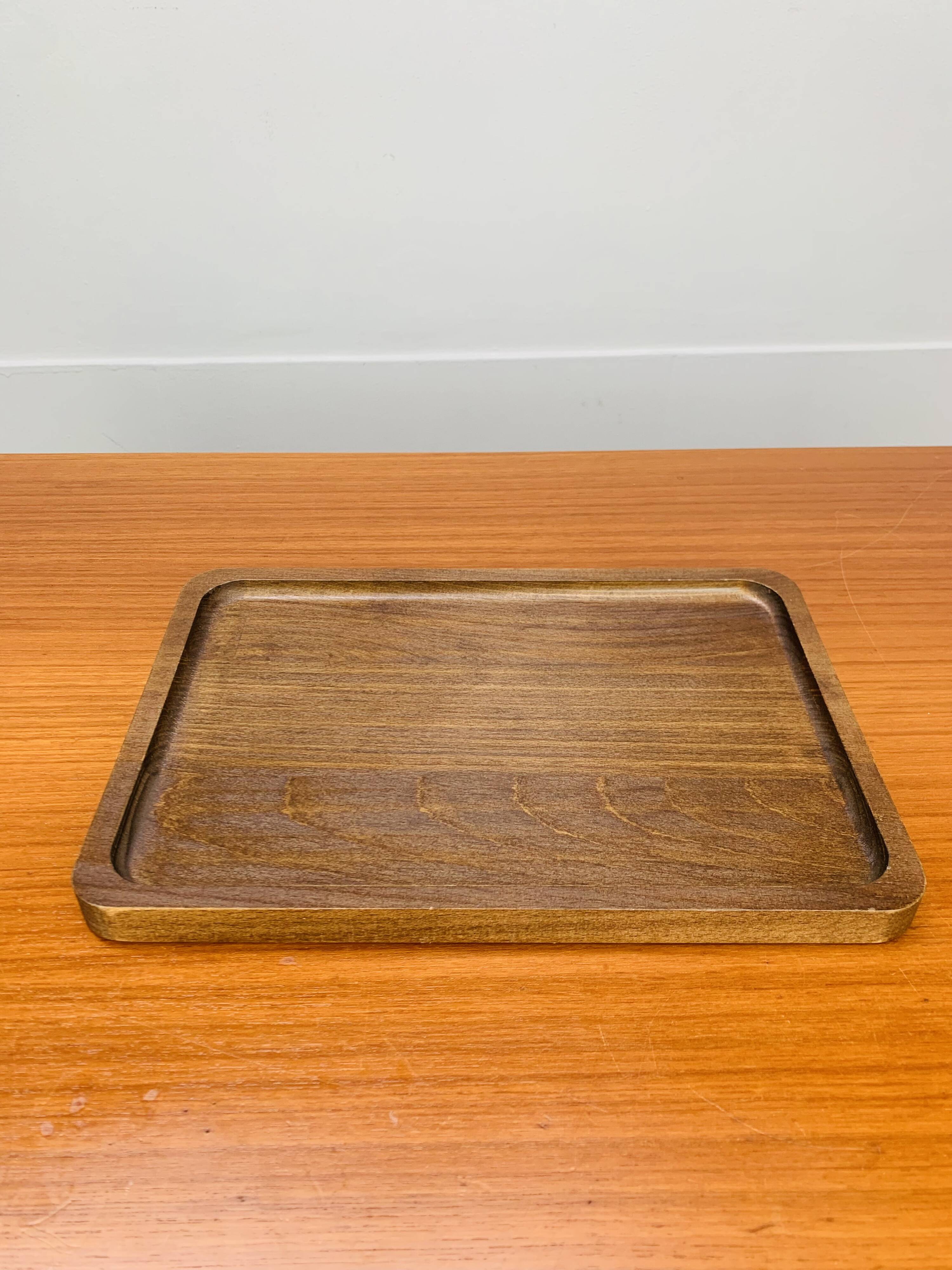 Vintage Scandinavian teak tray