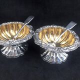 Salière et poivrier antique Anglais