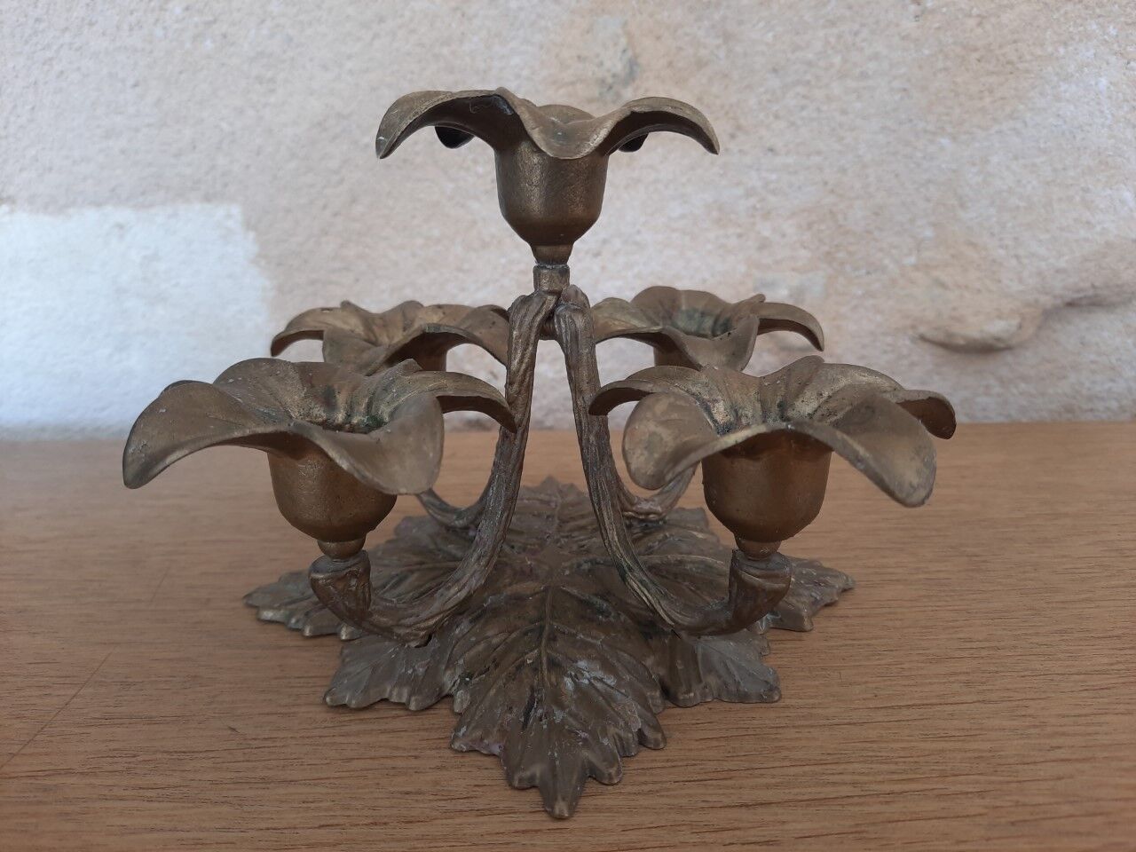 Antique candle holder