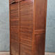 Solid oak curtain binder with honey patina