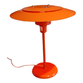 Vintage metal orange lamp