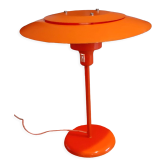 Vintage metal orange lamp