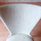 4 vintage Baumann Essor chairs in wood and skai from the 1960s