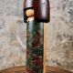 Leaf kokeshi, by Usaburo, Japan, 1970s