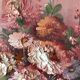 Oil on canvas bouquet of flowers