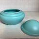 Blue turquoise ring holder tray